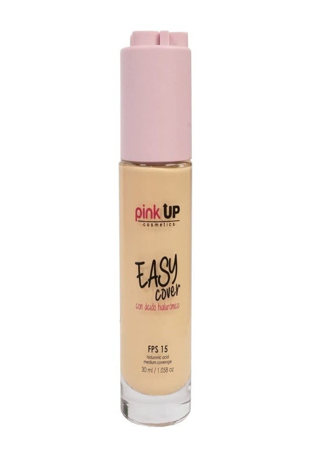 Pink Up | Easy Cover| Liquid Makeup | Medium coverage with SPF 15 | Water-based & alcohol-free | Makeup | Foundation | Lightweight texture | True Beige shade | Model PKEC400 - Image 1